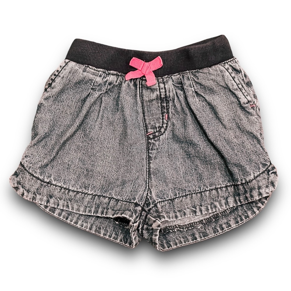 Cherokee Size 18M Toddler Girl’s Denim Blue Jean Shorts